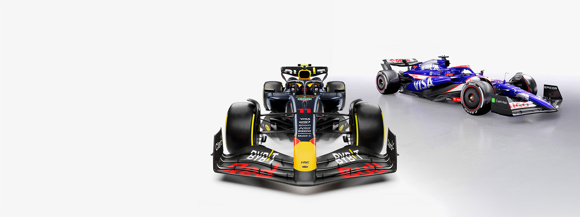 First global partner of both Red Bull Formula One teams